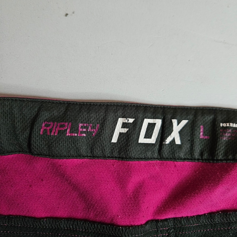 Fox Racing Ripley MTB Shorts Womens Large Pink Gray Mountain Bike 18486 - Picture 8 of 13